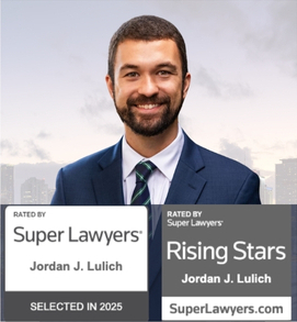 Jordan Lulich 2025 Super Lawyer and Rising Star